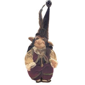 Folletti Gnome Girardi Mariano Handmade Movable Porcelain Doll Wimsy Italy Vtg.